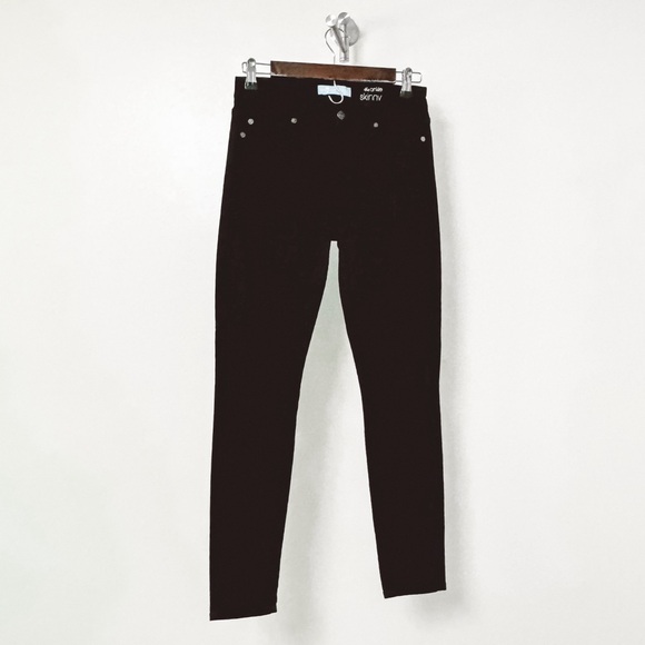 7FAMK 7 For All Mankind B(air) Super Skinny Ankle Jeans Babylon Black Size‎ 26 - Picture 3 of 14